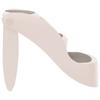 3 Step Foldable Dog Stairs Cream 50x38x38 cm Plastic