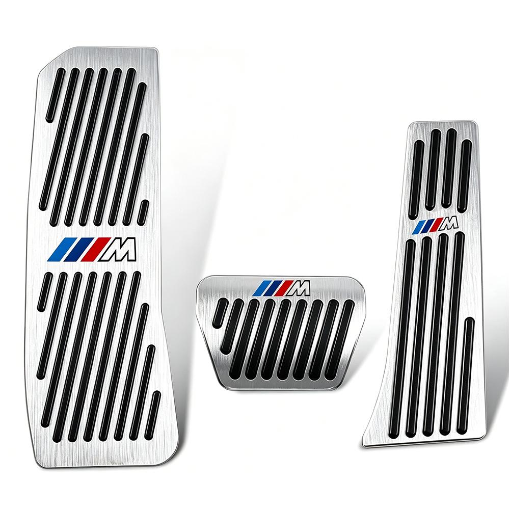 YGIE8 Car Foot Pedal Brake Pedals Stainless Accelerator Cover Auto Acessories For BMW E90 G80 M3 G30 M5 F82 F83 F20 F21 G42 F95 F96 G0