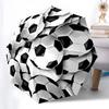 Football Design Folding Umbrella - Fashionable Auto-Open Design 8 Iron Ribs Plastic Handle Foldable Sunshade Perfect Gifts