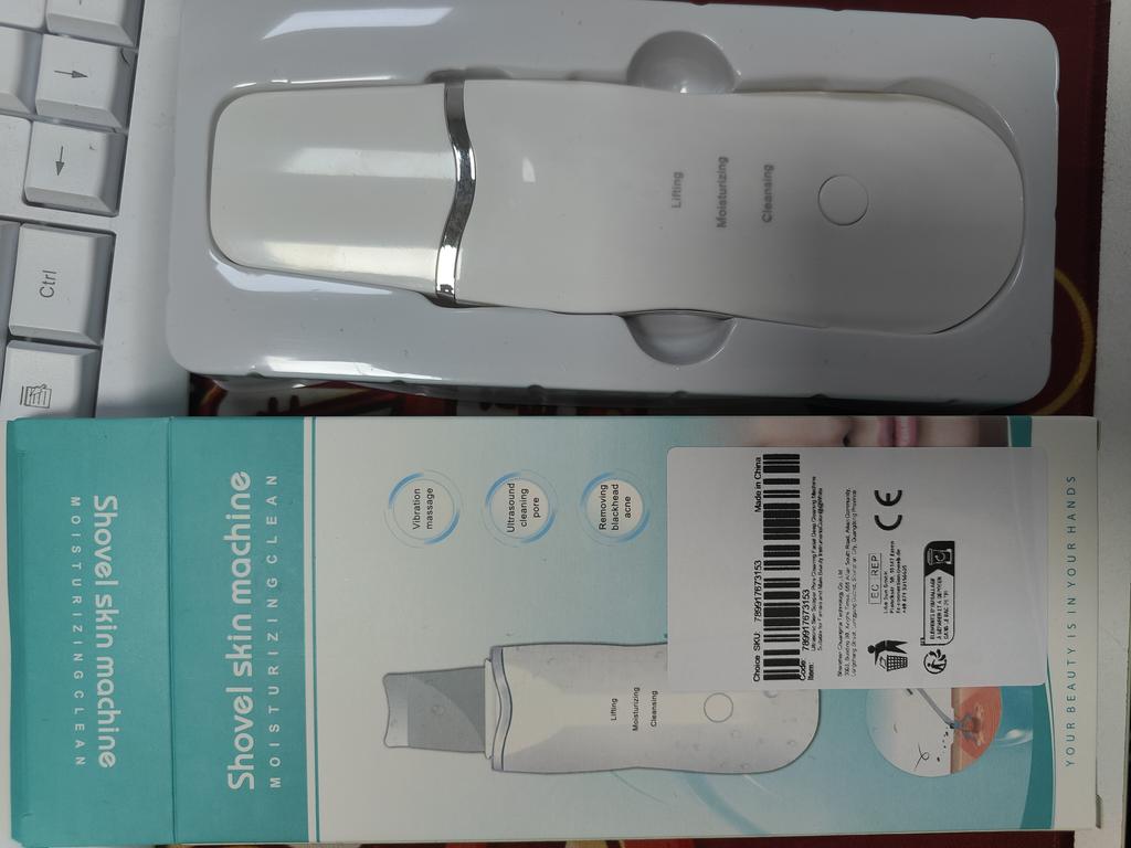 Skin Scrubber Deep Vibrate Facial Cleaner Shovel Spatula Not Ultrasonic Face Scrubber Peeling Blackhead Remover Facial Ma Ssager