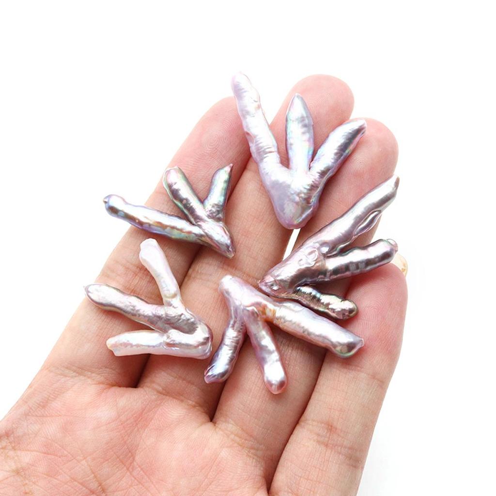 1Pcs Pearl Pendant Natural Freshwater Baroque Pearl Pendant With Hole For Jewelry Making DIY Necklace Accessory