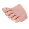 Left/Right Nail Art Training Foot Soft Silicone Fake Foot Model  For Nail Art Training