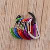 Fishing Tool Aluminum Alloy Climbing Snap Clip D-Ring Keychain Carabiner Outdoor Camping Keyring