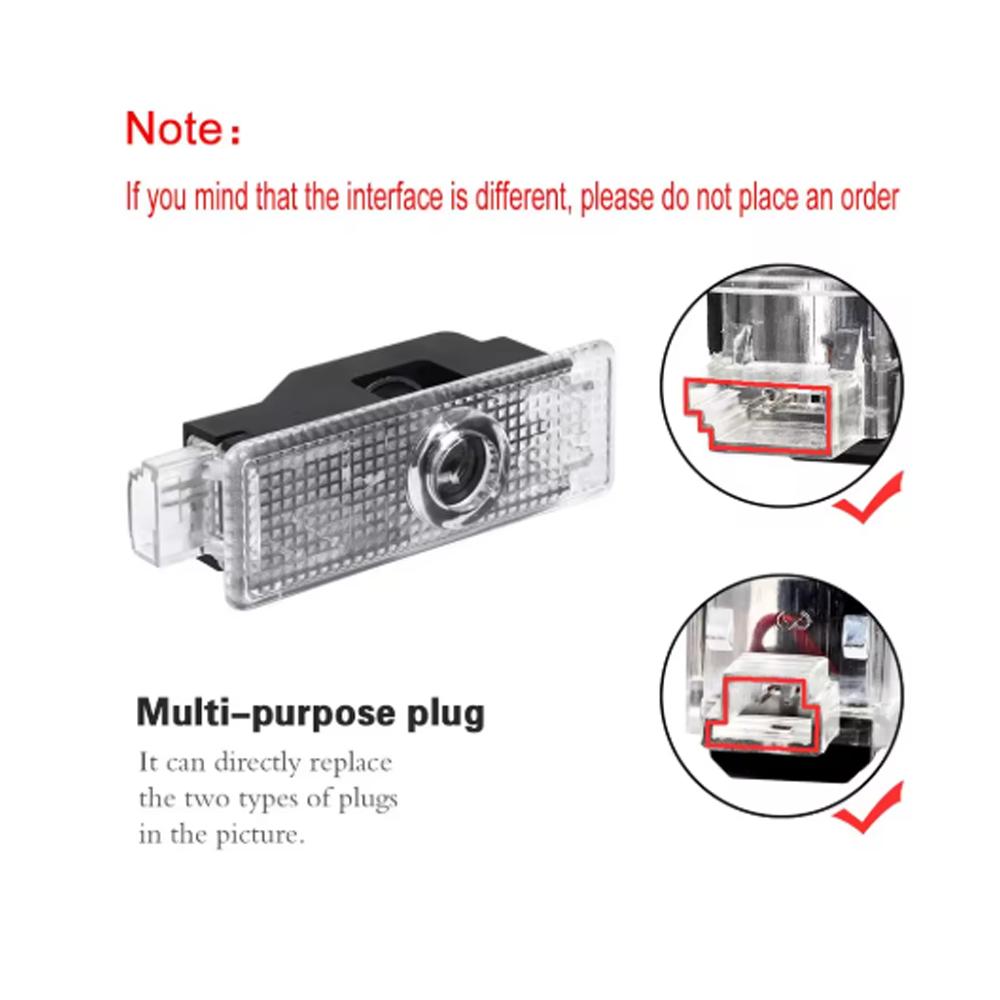 2PCS-AA-LED Car Door logo Projector Lamps Welcome Light For Mini BMW ME90 E60 F18E46 F30 F20 M2M5 M3 E87 M4 X3 X5 X1 Accessories