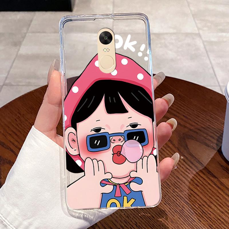 Чехол для Xiaomi Redmi Note 4 Note 4x Capa Coque Прозрачный Силиконовый Желе Мягкий ТПУ Задняя Крышка Милый Кролик Кошка Динозавр Чехол для Телефона