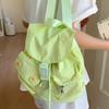 Student class cloth backpack women's 2025 summer new fashion casual small backpack Korean version high value shoulder bag
