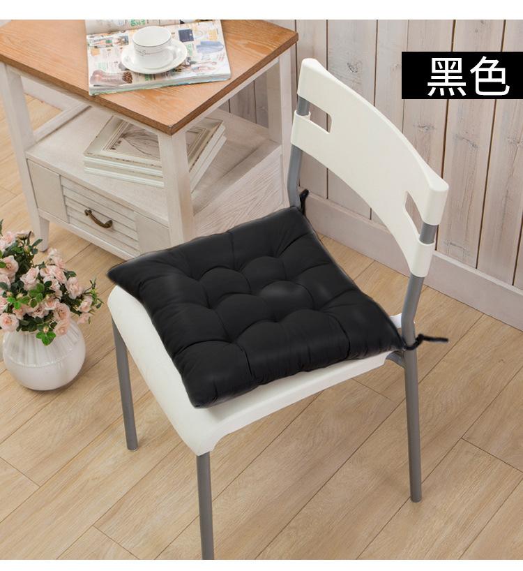 Мягкая подушка для квадратного стула, более толстая подушка для сиденья для обеденного патио, домашнего офиса, внутреннего сада, дивана, подушка для ягодиц с ремешком