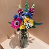 Забавный вечный искусственный цветок хризантемы, украшение для дома, букет полевых цветов 10313, строительные блоки, подарок для девочек, детские игрушки