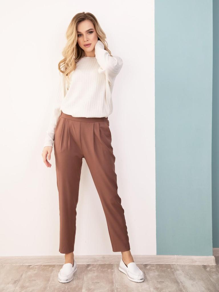 Присборенные на талии брюки Issa Plus