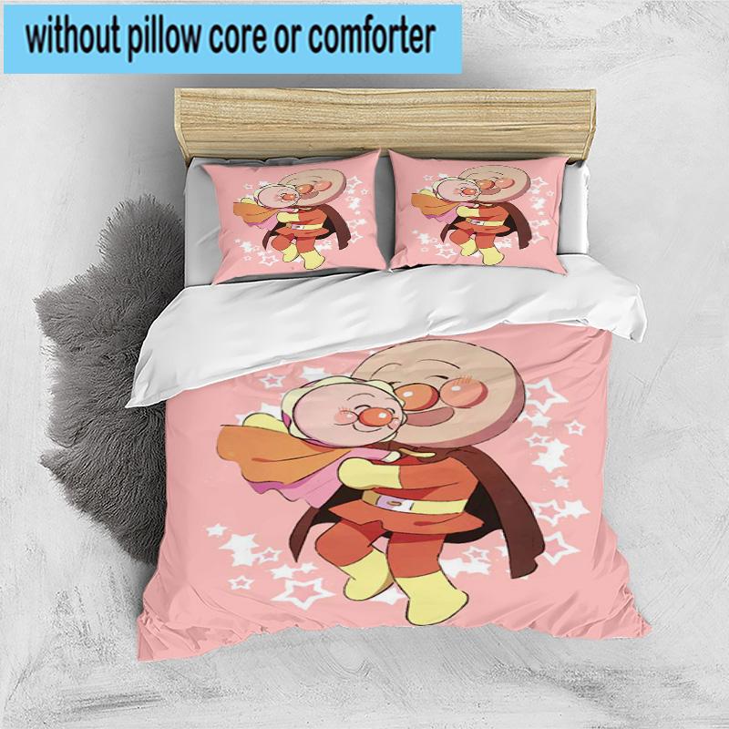 Superhero Parade 3pcs Bedding,Including 1pc Duvet Cover And 2pcs Pillowcases Perfect for Christmas,Ideal for Bedroom, Dormitory
