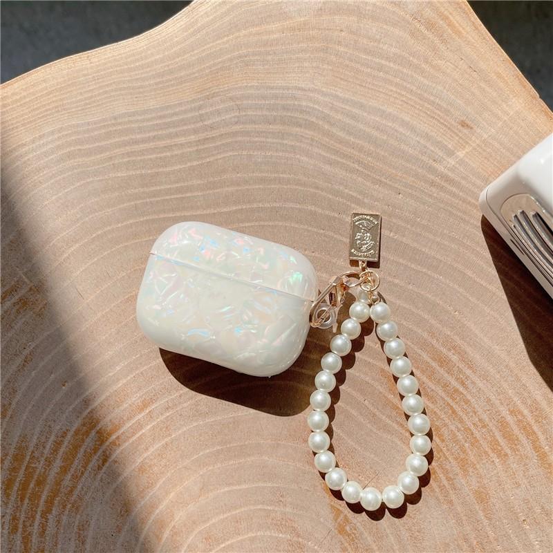 Simple shell pattern AirPods Pro earphone cover for Apple 1/1/1 generation wireless Bluetooth silicone cover pendant