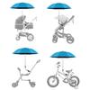 Chair Umbrella with Clamp Portable Adjustable UV Protection Waterproof Outdoor Camping Fishing Garden Backyard Patio Beach Chair Umbrella Parasol