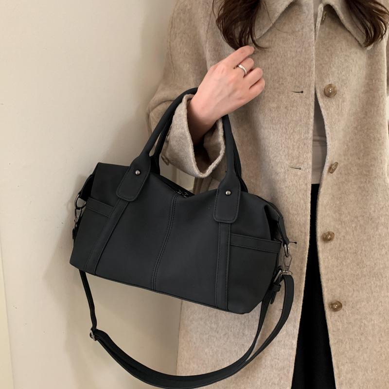 Премиальная женская сумка 2025 новая осенне-зимняя ретро сумка через плечо, сумка-мессенджер, женская сумка, модная сумка-бостонка