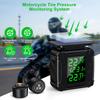 Extractme Tire Pressure Monitoring System Colorful Display Wireless TPMS Motorcycle Solar Charge Tyre Temperature Alarm Sensor