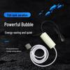 USB Rechargeable Silent Submersible Fish Tank Aerator Pump for Outdoor and Indoor Use