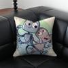 Healing RRobot Dreams Anime Cushion Cover Pillow Case Antidustmite Invisible zipper silky plush cushion