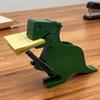 3D Наклейка Динозавр Держатель для заметок Подставка для ручек Забавный настольный органайзер для заметок с диспенсером для настольных заметок