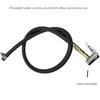 Car Air Pump Hose, Thickened Explosion-Proof Inflator Tube, Electric Air Pump Accessories, Rubber Hose, Gauze Braided Tube