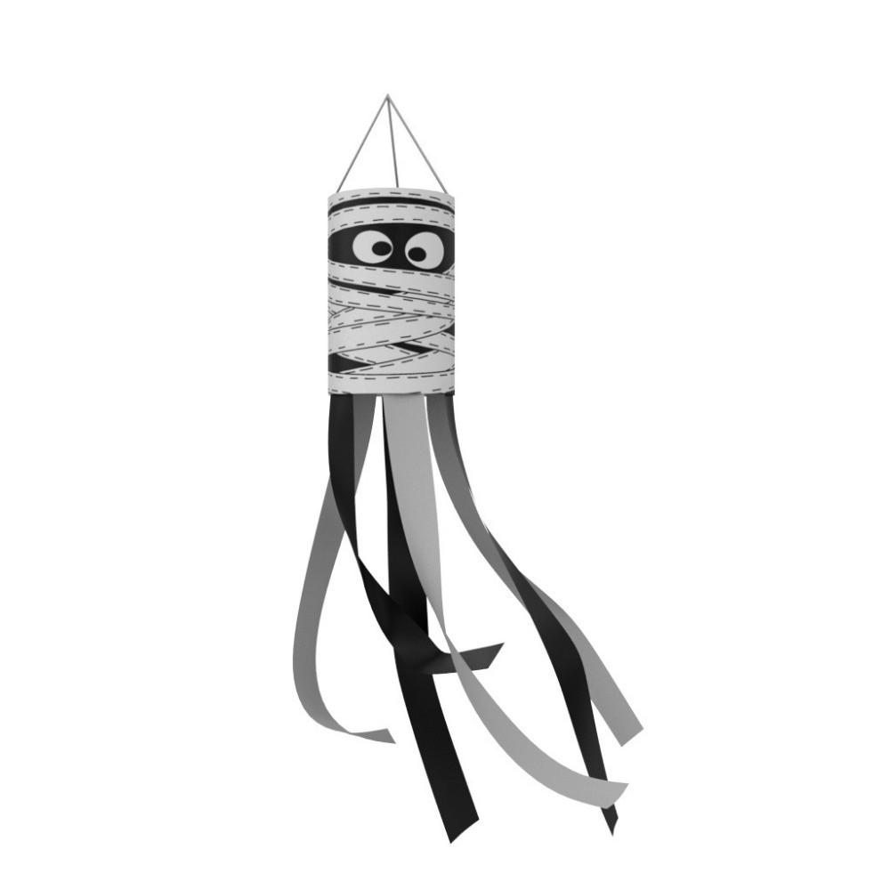 Skeleton Ghost Windsock Pumpkin Halloween Hanging Ornaments Creative Windpipe Flag Haunted House
