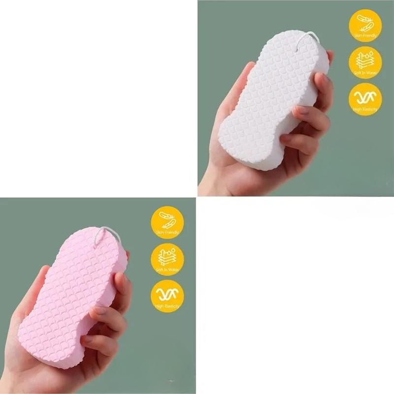 1/2pcs New Cute Soft Sponge Body Scrubber Bath Exfoliating Scrub Sponge Shower Brush Body Skin Remover Exfoliante