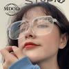 Квадратная негабаритная черная оправа для очков, фирменный дизайнер, анти-синие блокирующие компьютерные очки, очки для диоптрийной близорукости от -1,0 до -4,0