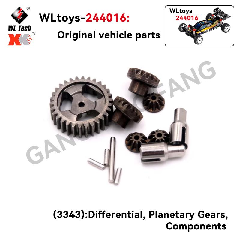 WLtoys 244016 1/24 RC Car Parts Main Board Car Shell Servo Tire Swing Arm Anti-collision Shock Absorber Pull Rod Motor Drive Sha