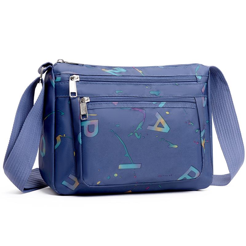 Модная женская сумка-мессенджер с несколькими карманами, высококачественная прочная тканевая сумка, женская легкая нейлоновая сумка через плечо для женщин