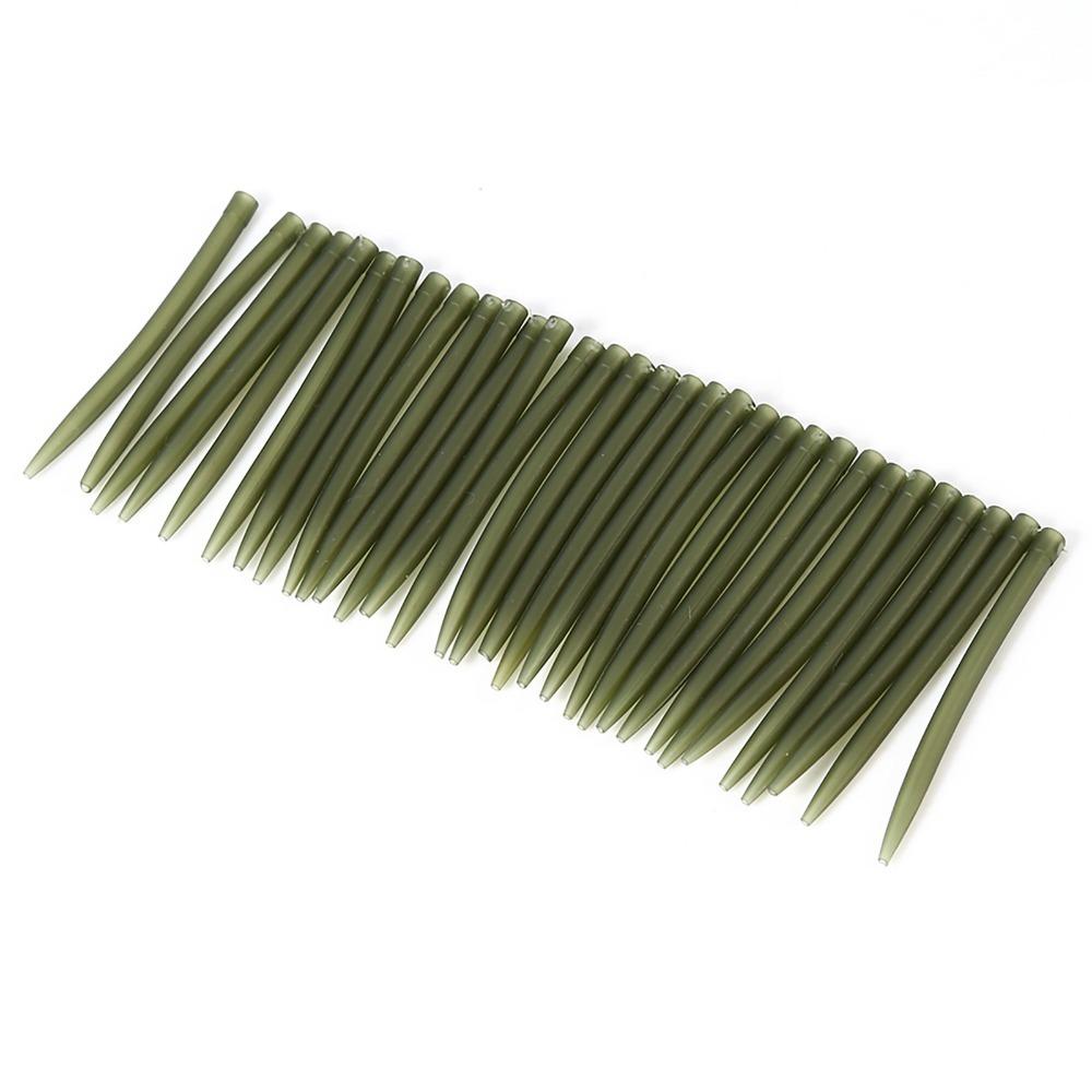 100PCS Rubber Fishing Anti‑Tangle Sleeves 2mm OD Anti Rigs Sleeve Outdoor Fishing