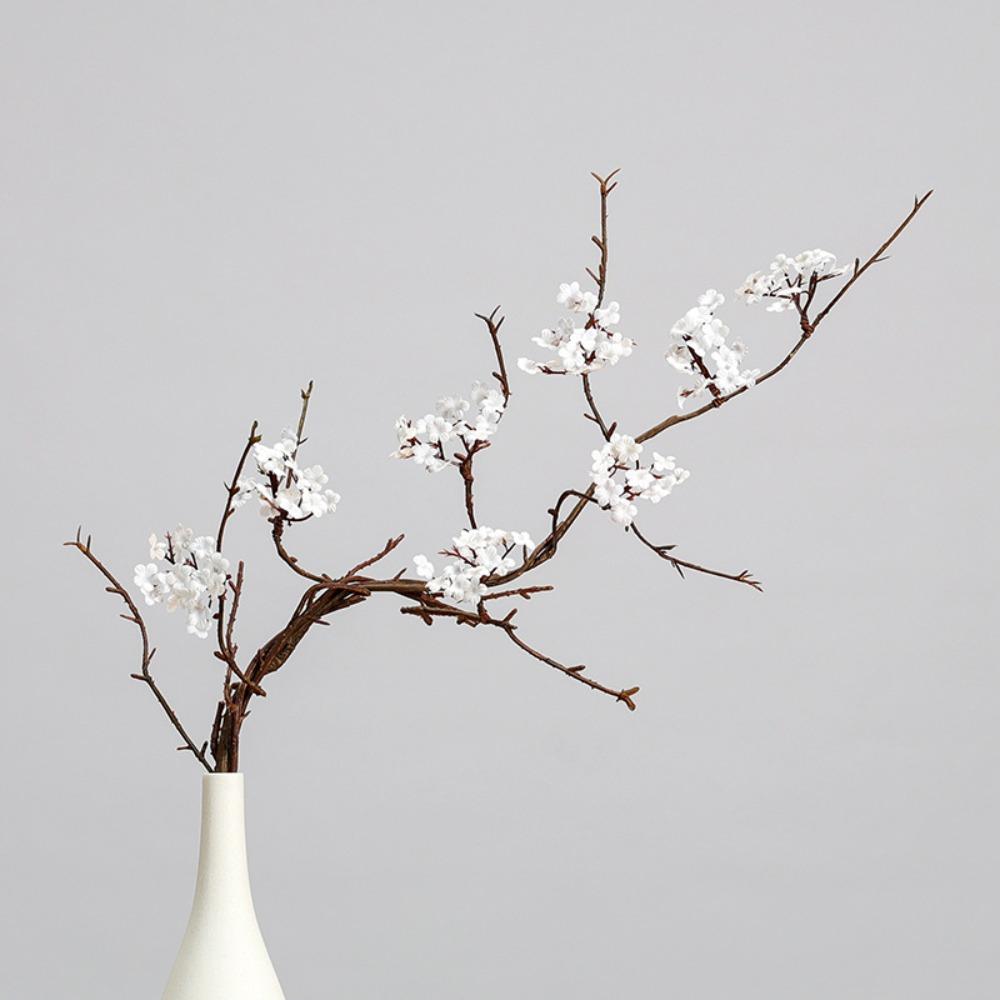 Искусственные ветки вишни 'Real Touch' Реалистичные пластиковые имитации веток сакуры Элегантные ручной работы искусственные цветы