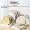 Adjustable Plate and Tableware Holder Multi Functional Storage Rack for Compact Kitchens