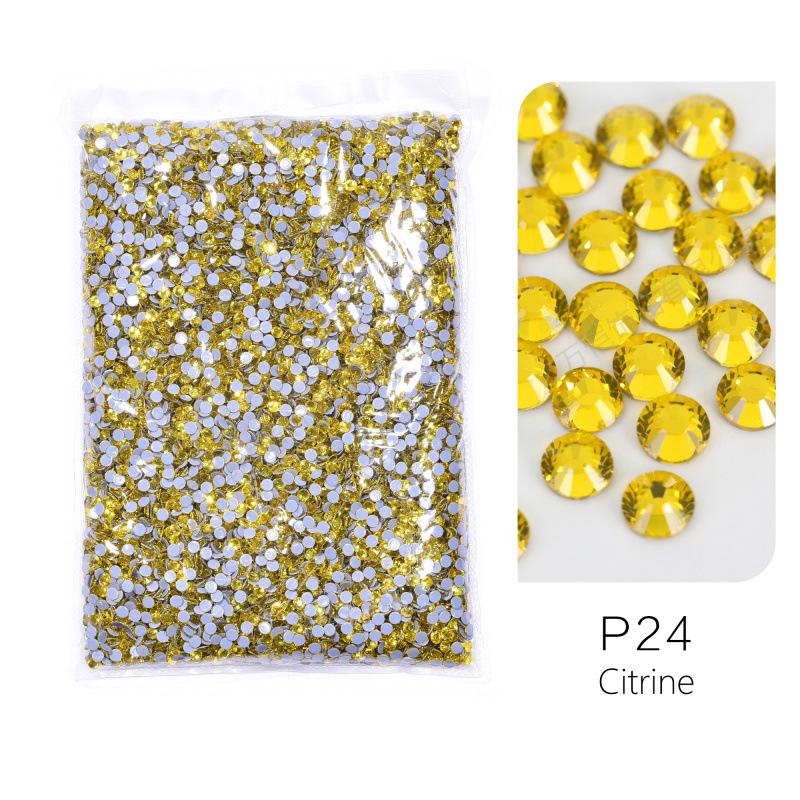 Крупная упаковка Единообразная имитация стекла Австрийский горячий бриллиант, Дно с термоклеем Сделай сам Одежда Обувь и Головные уборы Ювелирные изделия Стразы