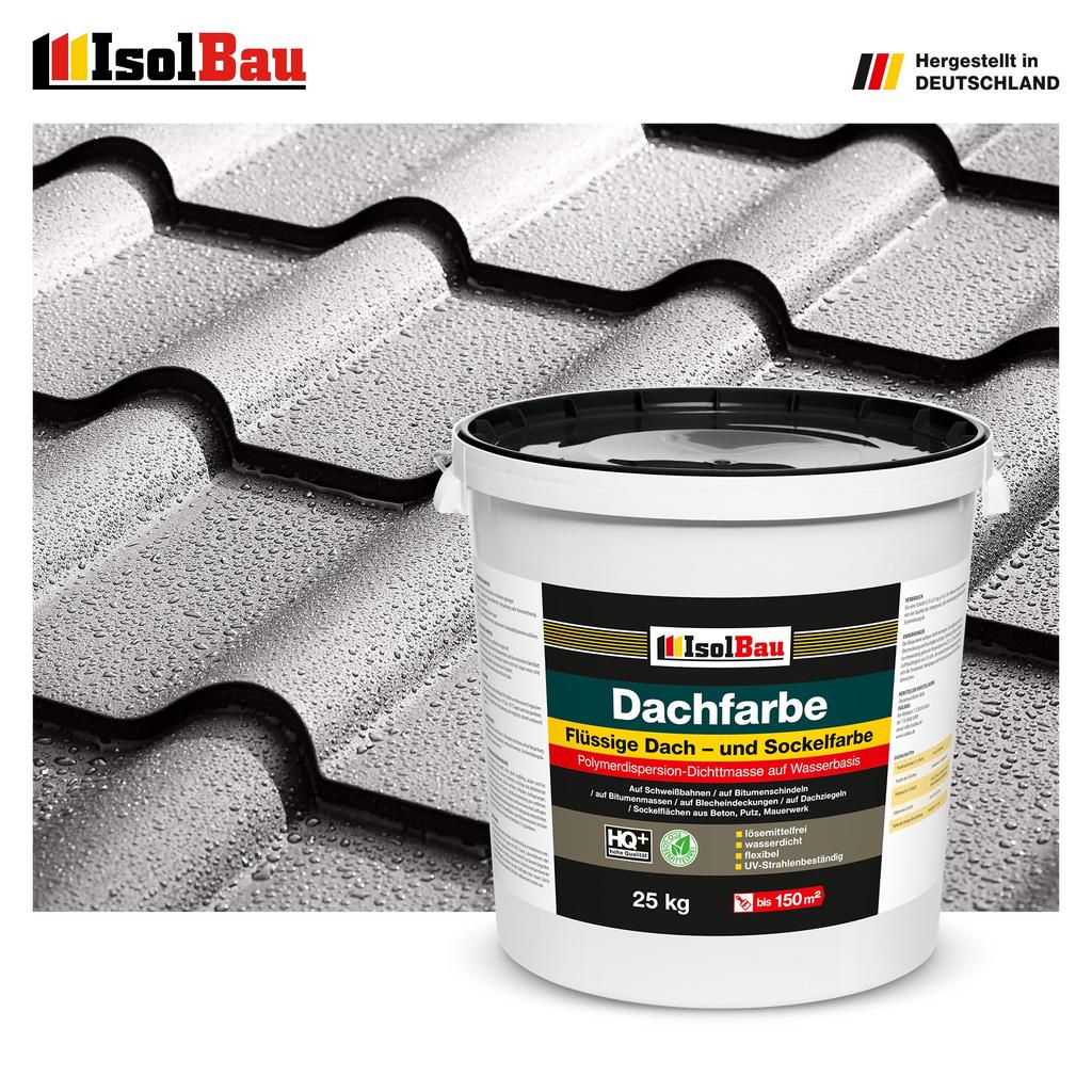 IsolBau Roof Paint Dachfarbe Concrete Gray 25