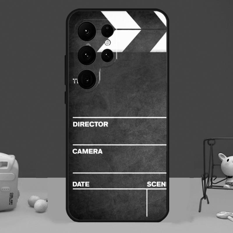 Чехол-хлопушка для съемок для Samsung Galaxy S23 S24 Ultra S21 S22 Plus Note 20 Note 10 S8 S9 S10 S20 FE