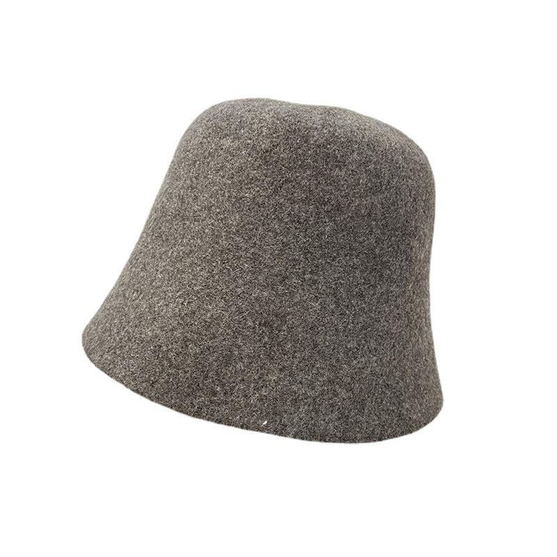 80% шерсть австралийского мериноса женские осенне-зимние литературные складные модные теплые панамы