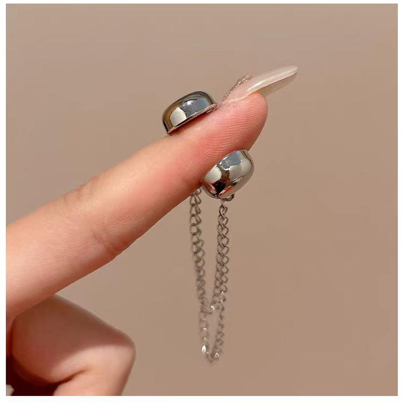 2 шт. Многофункциональный магнитный зажим для одежды с металлическими пуговицами, зажим для одежды, шарфа, брюк, манжет, фиксатор, магнитная булавка