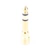 3.5mm Female To 6.5mm Male Stereo Headphone O Plug Jack Adapter Gold