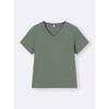 GU by Uniqlo Cotton Smooth V Neck T+ec