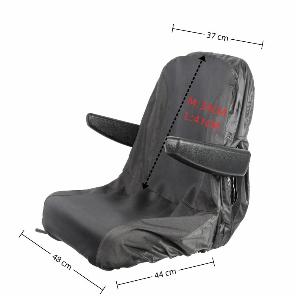 Waterproof Tractor Seat Cover with 2 Storage Pockets Outdoor Seat Protector  Riding Lawn Mower