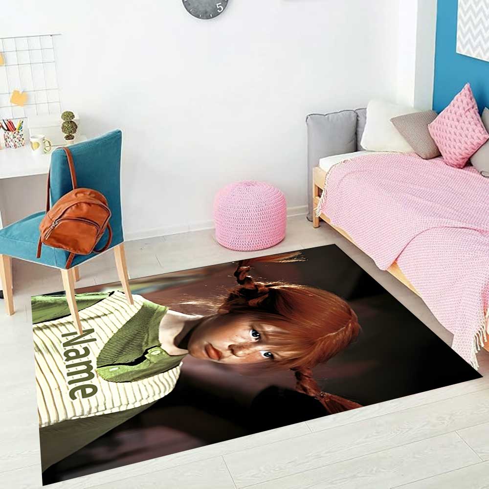 Pipi Customize your name rug, office chair cushion, home bedroom living room gift.