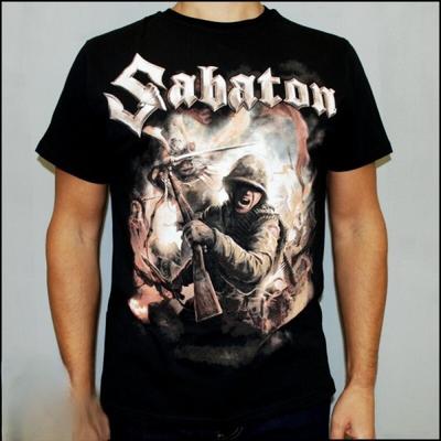 Sabaton «Последний рубеж» Черная футболка Amon Amarth Унисекс футболка