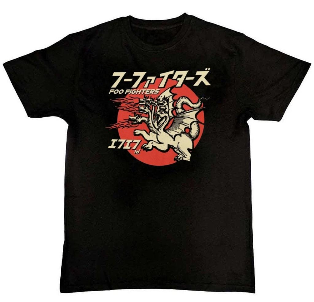 Foo Fighters Many Dragons Graphic Print Mens T-Shirt S-4XL