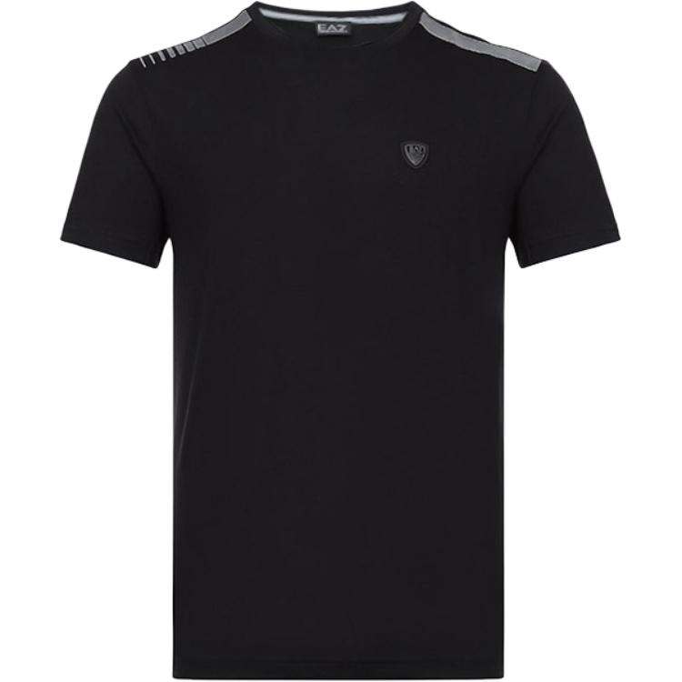 Emporio Armani Мужская повседневная футболка EA7 с круглым вырезом, хлопковая, с коротким рукавом, топ 3GPT70-PJM9Z-1200