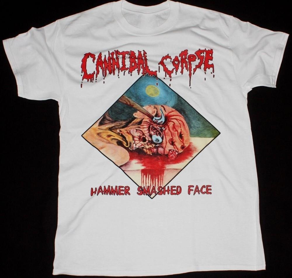 CANNIBAL CORPSE РАЗБИТОЕ ЛИЦО Молотка Короткий Рукав Футболка S-5XL Унисекс Футболка