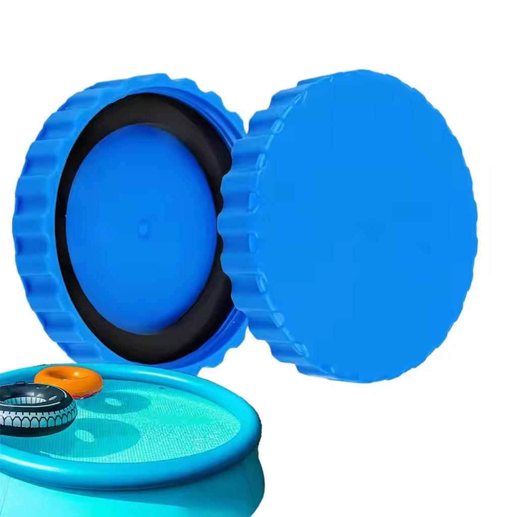 Упаковка из 2 шапочек для бассейна с напылением, обеспечивающих надежную посадку и морозостойкость. Легкая установка. Покрытия для бассейна.