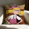 Hey Aarnold Cartoon Pillow Case Pillowcase Doublesided Printed Sofa Cushion Bedroom Headboard Pillow