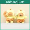 Toy Capybara Plush Cartoon Doll Backpack Pendant Keychain Children Gift Holiday