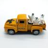 Vintage Halloween Alloy Truck Model with Ghostly Figurines Vehicle Collectible Ornament Farmhouses Home Office Decors