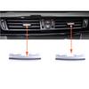 Для BMW X5 X6 f15 14-18 хромированная пластина для кондиционера, вентиляционное отверстие, переключатель, розетка, зажим для карты, зажим, регулировка направления ветра