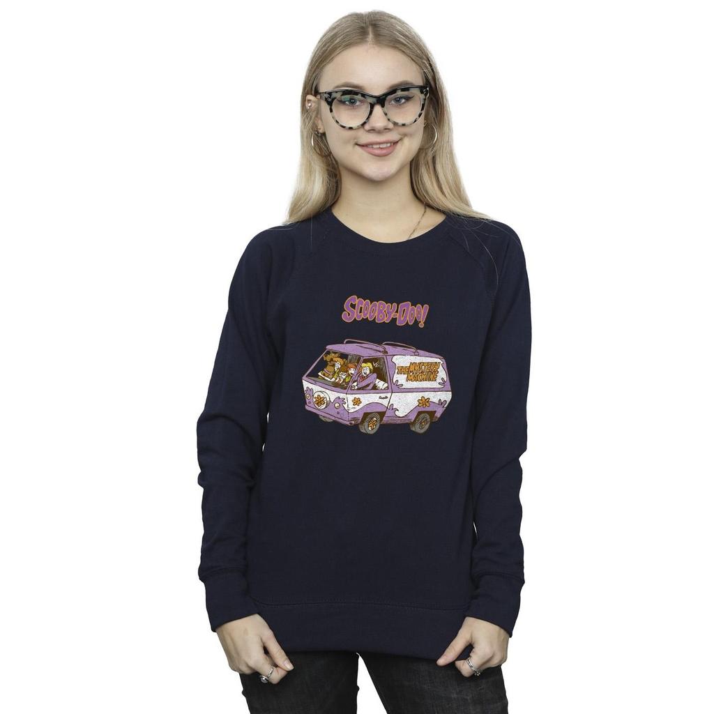 Scooby Doo Womens/Ladies Mystery Machine Van Sweatshirt