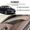 Inner Handle Interior Door Panel Trim Cover For BMW X3 F25 F26 2011~2017 Black